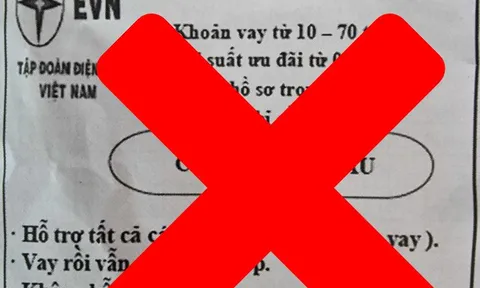 Giả mạo EVN hỗ trợ cho vay tín chấp, giả cả 'Ngân hàng Điện lực'