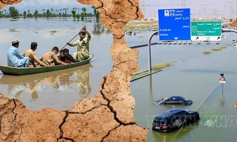 Hiện tượng lạ mưa lớn khuynh đảo những khu vực thường khô hạn