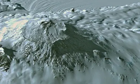 Núi lửa ở Nam Cực phun vàng thật mỗi ngày