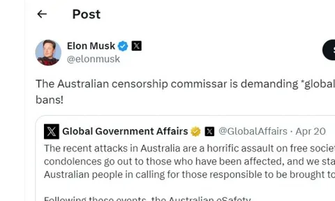Australia tuyên chiến với Elon Musk vì không gỡ nội dung khủng bố