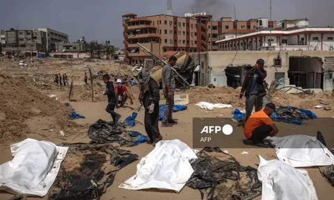 LHQ kinh hoàng trước báo cáo về hàng trăm thi thể trong các ngôi mộ tập thể ở Gaza