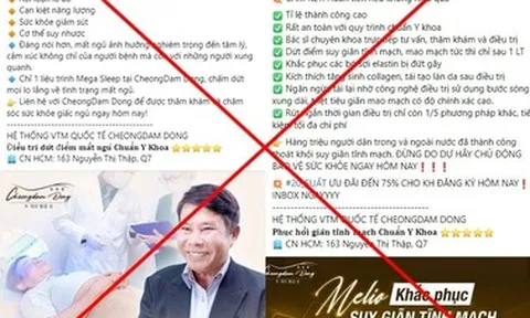 Phát hiện cơ sở massage quảng cáo là phòng khám "top 1 châu Âu"