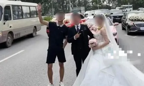 Vụ đoàn xe sang đón dâu dừng giữa đường chụp ảnh: Tạm giữ bằng lái 4 tài xế