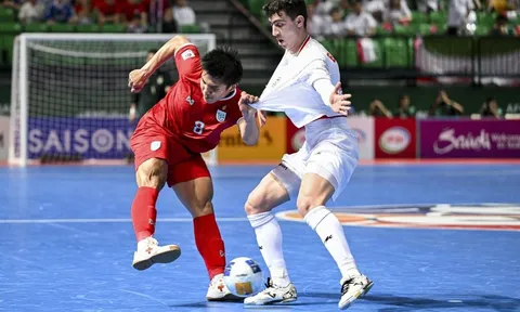 Thua đậm Iran, tuyển futsal Thái Lan vỡ mộng vô địch châu Á trên sân nhà