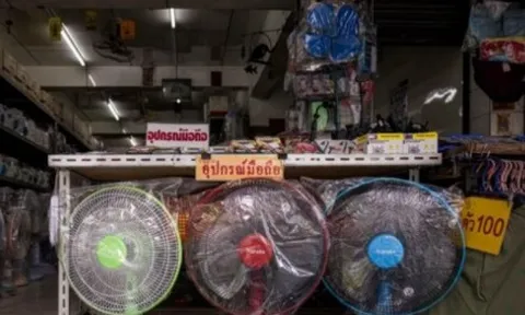 Thời tiết “siêu nắng nóng” ở Thái Lan khiến tiêu thụ điện phá vỡ mọi kỷ lục