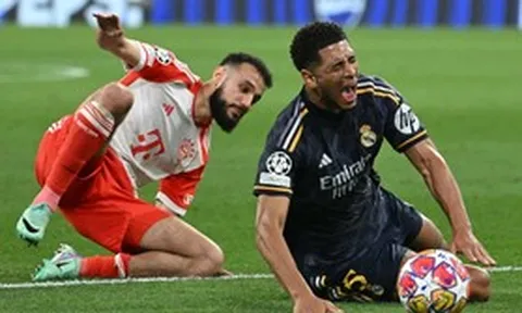 Vinicius lập cú đúp, Real Madrid may mắn thoát thua Bayern Munich