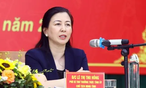 Bà Lê Thị Thu Hồng tạm thời điều hành hoạt động của Tỉnh ủy Bắc Giang