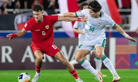 Thua ngược đau đớn, U23 Indonesia trao vé dự Olympic cho U23 Iraq