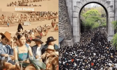 Nghẹt thở cảnh du lịch dịp nghỉ lễ ở Trung Quốc: Cả sa mạc cũng "tắc đường"