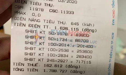 Tiền điện tháng 4 tăng rát, người dân đau đầu kêu "nhảy hơn cả giá vàng"