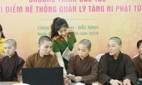 Bộ Công an triển khai phần mềm quản lý tăng ni, phật tử