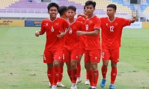 Thắng U16 Myanmar 5-1, U16 Việt Nam vào bán kết giải Đông Nam Á