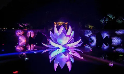 Trình diễn không gian ánh sáng kỳ ảo tại Thái Bình Lâu, Đại Nội Huế