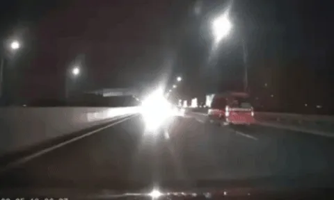 Xác minh ô tô chạy ngược chiều trên làn 120km/h cao tốc Hà Nội - Hải Phòng