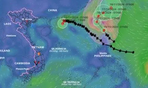 Cơn bão mới tên Usagi di chuyển thế nào?