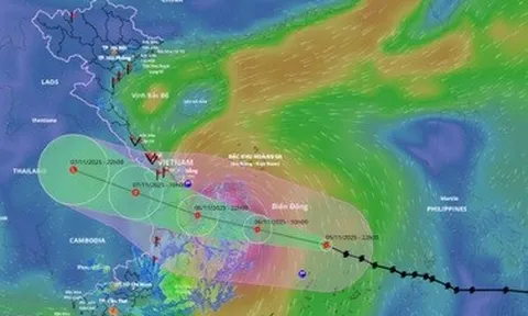 Dự kiến đêm nay bão Kalmaegi đổ bộ đất liền Đà Nẵng - Khánh Hòa