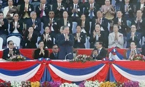 Tổng Bí thư Tô Lâm và Phu nhân dự Lễ kỷ niệm 50 năm Quốc khánh Lào