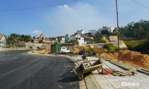 Thi công đạt hơn 90%, đường vành đai Đà Lạt vẫn "kẹt” tiến độ