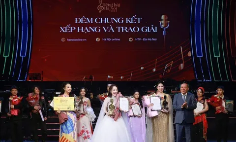 Quán quân Tiếng hát Hà Nội 2025 nhận giải thưởng trị giá 600 triệu đồng