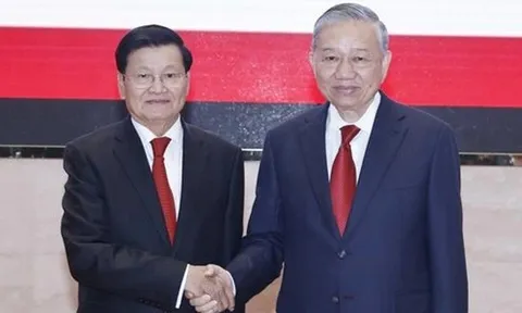 Tổng Bí thư Tô Lâm kết thúc tốt đẹp chuyến thăm cấp Nhà nước tới Lào