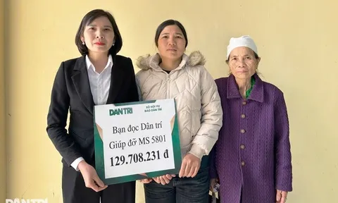 Mẹ đơn thân nuôi con khuyết tật được bạn đọc ủng hộ gần 130 triệu đồng