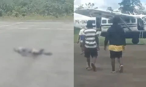 Máy bay dân dụng bị bắn khi hạ cánh ở Indonesia, 2 người thiệt mạng