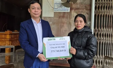 Người mẹ có 2 con bị bệnh đón nhận hơn 415 triệu đồng ngày cận Tết