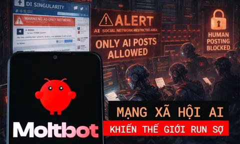 Mạng xã hội AI khiến Elon Musk ra cảnh báo nóng, là ‘điểm kỳ dị’ khiến thế giới run sợ: Tự viết status, chiếm quyền truy cập máy chủ, con người không được phép đăng bài