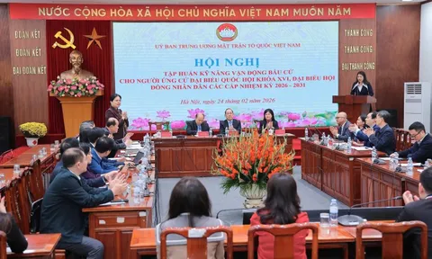 Danh sách người ứng cử ĐBQH khóa XVI thuộc khối Mặt trận Tổ quốc Việt Nam