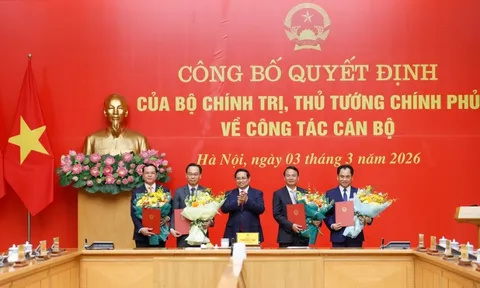 Công bố quyết định của Bộ Chính trị và Thủ tướng Chính phủ về công tác cán bộ