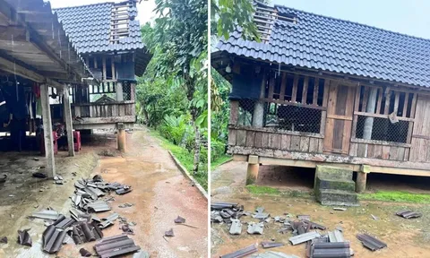 30 phút bị lốc xoáy càn quét, 116 nhà dân ở Quảng Ngãi hư hỏng