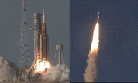 Khoảnh khắc quan trọng của nhân loại: Con tàu đưa 4 phi hành gia trở lại khám phá Mặt trăng lần đầu sau hơn 50 năm đã cất cánh!