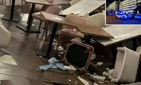 Sập sàn phòng ăn tại một khách sạn nổi tiếng, 150 người được sơ tán