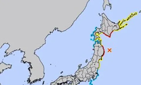 Động đất mạnh ở Nhật Bản, cảnh báo sóng thần