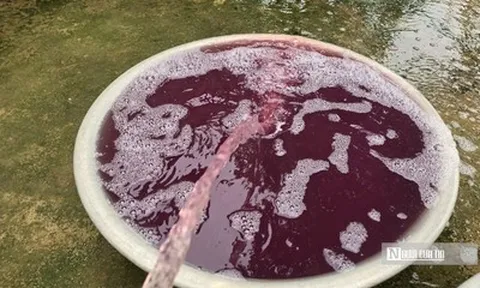 Vụ nước giếng khoan chuyển màu tím: Tạm dừng hoạt động giặt là nhà máy may