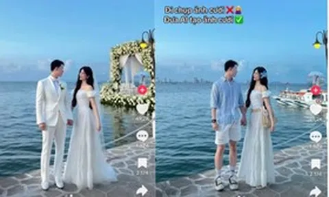 Ảnh cưới “không cần chú rể” - Trào lưu độc lạ gây tranh cãi gay gắt