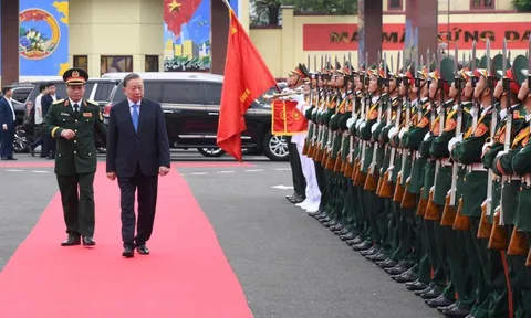 Tổng Bí thư, Chủ tịch nước Tô Lâm thăm và làm việc tại Quân khu 5