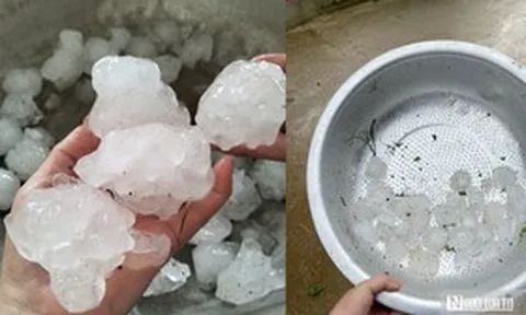 Nghệ An: Mưa đá “khủng” trút xuống hư hỏng tài sản, sét đánh bể chứa khiến khoảng 2.000 tấn mật tràn ra ngoài