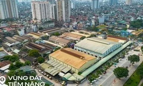 Toàn cảnh khu đất ven hồ Đền Lừ sắp chuyển đổi từ nhà máy sang chung cư