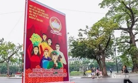 Hà Nội trang hoàng chào mừng Đại hội MTTQ Việt Nam lần thứ XI
