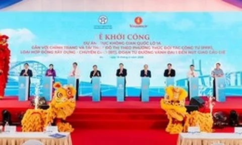 Vingroup khởi công dự án nâng cấp Quốc lộ 1A đoạn qua Hà Nội lên 90m, 16 làn xe