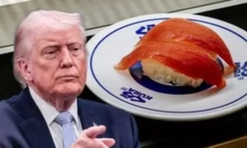 Tổng thống Mỹ Trump đầu tư triệu đô vào chuỗi nhà hàng sushi băng chuyền