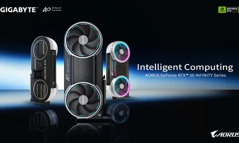 GIGABYTE ra mắt dòng card đồ họa AORUS GeForce RTX™ 50 INFINITY Series nhân dịp kỷ niệm 40 năm thành lập tại COMPUTEX 2026