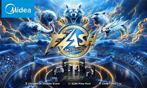 Xứng Đáng Được Tỏa Sáng: Giải Đấu Lắp Đặt Điều Hòa Midea Trở Lại với Quy Mô Hoành Tràn và Tổng Giải Thưởng Hấp Dẫn Lên Đến 25.000 USD