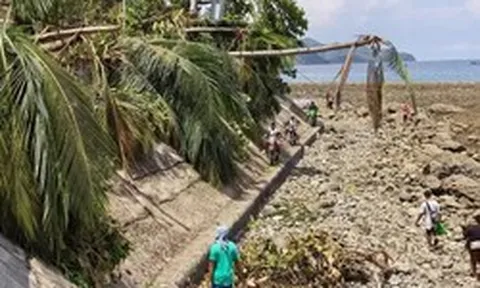 Trận động đất mạnh tại Philippines đã nâng đáy biển tới 2 m