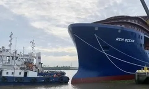Xưởng đóng tàu Việt Nam bàn giao 'siêu tàu' dài 112m cho Na Uy, nhận lời khen đặc biệt về chất lượng