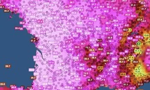Nước Pháp đang nóng hơn 99% phần còn lại của thế giới