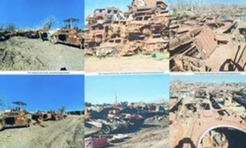 Hàng trăm phương tiện quân sự hạng nặng của Nga phải đem ‘bán sắt vụn’
