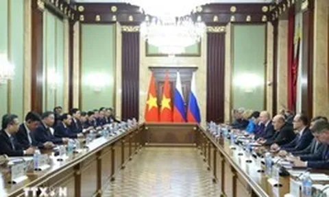 Tổng Bí thư, Chủ tịch nước Tô Lâm hội kiến Thủ tướng Nga Mikhail Mishustin