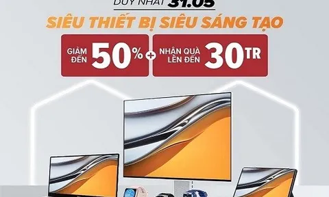 Ngày sale thương hiệu, cùng Huawei nhận ưu đãi cực “khủng”: giảm mạnh đến 50%, tặng quà lên đến 30 triệu đồng